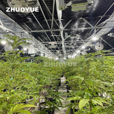 Automatic CO2 Control Light Deprivation Greenhouse With Led Lighting System
