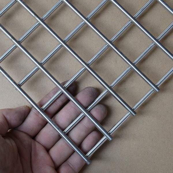 Panneaux de treillis galvanisés soudés de 50x50 mm Épaisseur 3 mm