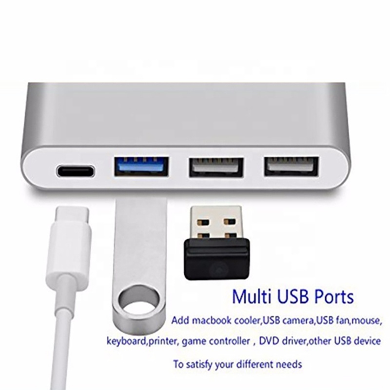 USB 3.1 Интерфейс 4-в-1 тип C Хаб многократный адаптер для скоростной передачи данных