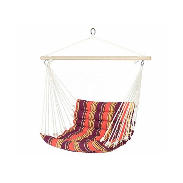Swing Outdoor Patio Rainbow Hammock Chair With 5CM Thick Cotton