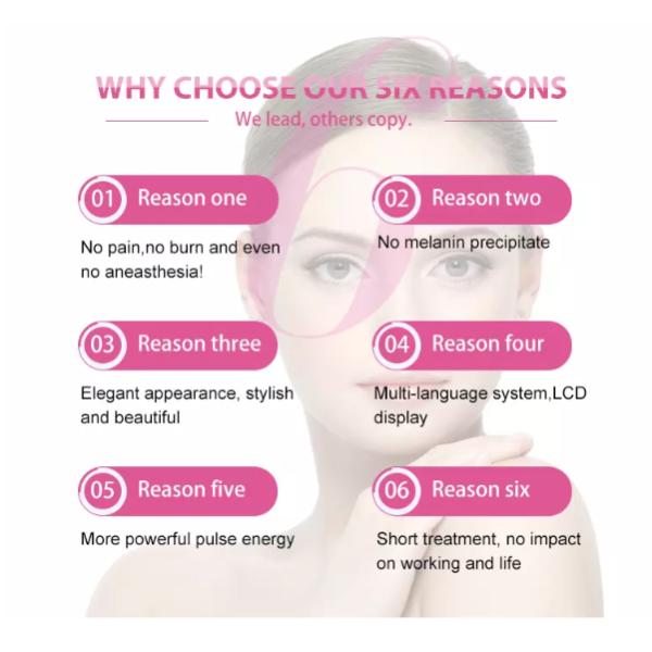 3 In 1 RF Facial Lifting 590nm Ipl Laser Hair Removal Machine