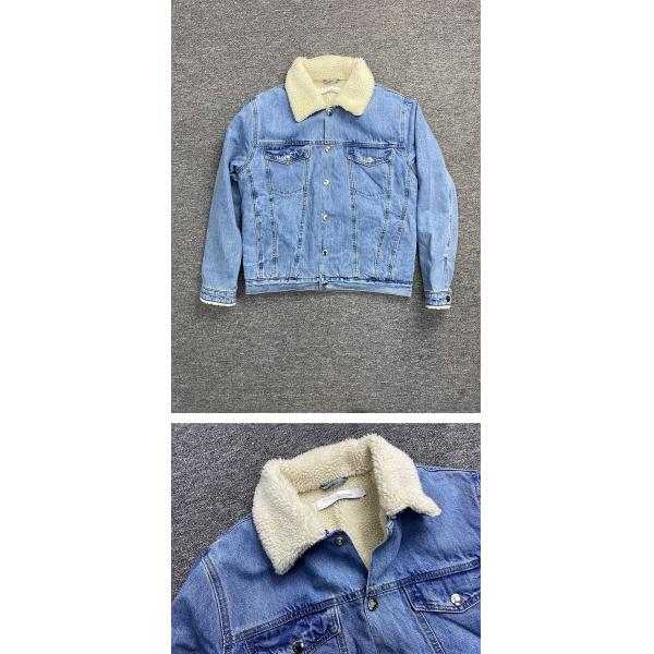 Fashion Loose Women's Jacket With Wool Warm Denim Jacket Clothing S-L
