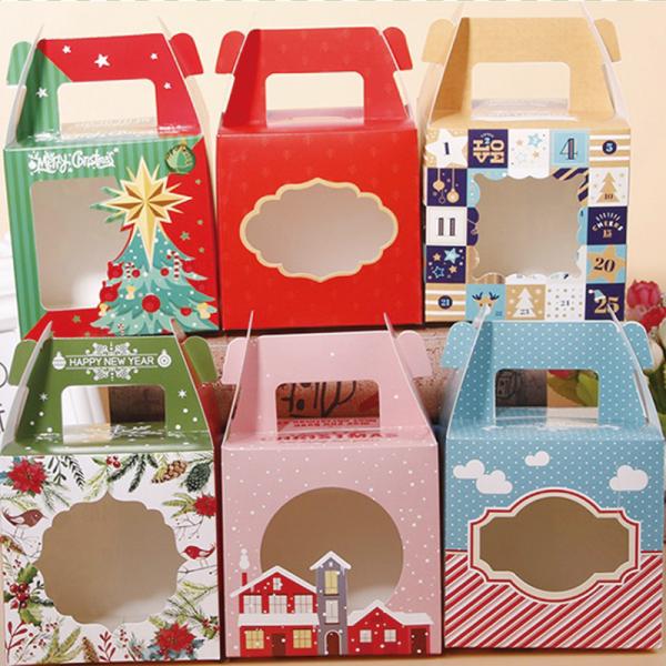 Heart Shaped 1mm 600GSM Christmas Gift Box With Ribbon