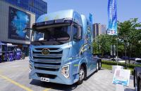 Jiefang 6x4 camions tracteurs cabine de vie couleur Bule 560hp moteur CA 10 pneus LHD