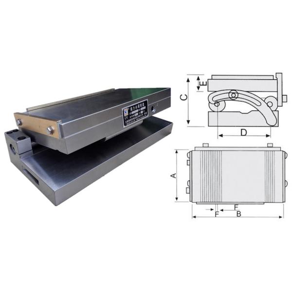 125x250mm Tiltable Permanent Magnetic Sine Table