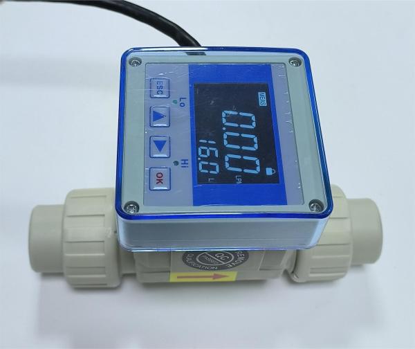Liquid Crystal Display Rotary Flow Meter Corrosion Resistant Easy-to-install