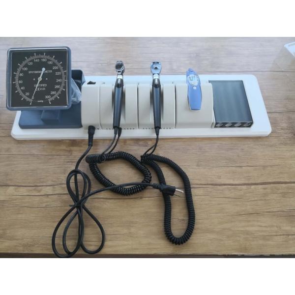 Medical ENT opthalmoscope diagnostic set with wall mount medical equipment