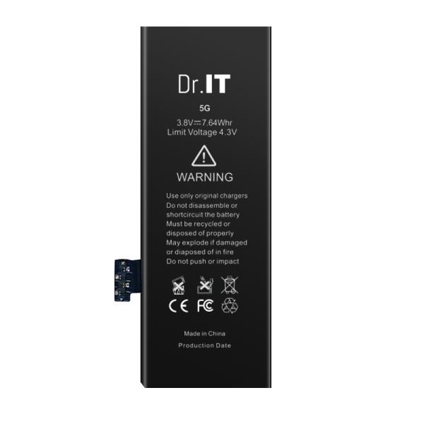 Eco Friendly 5SE Lithium Iphone Battery Replace 1624mAh Dual IC Protection