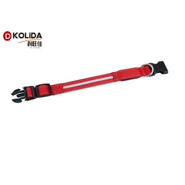 Anti - Lost Polyster LED Dog Collar Necklace Security Glitter Collars Flashing