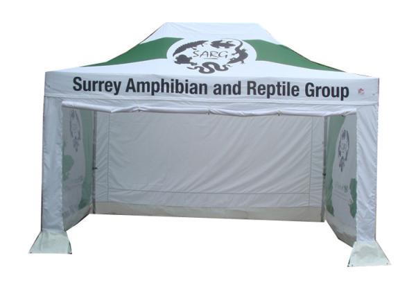 3X4.5 Marquee Gazebo Shade Tent CMYK Heat Transfer Printing Strong Framework