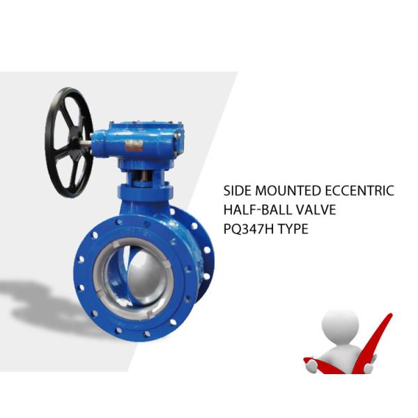 China 4 Inch Top Mounted Flange Eccentric High Pressure Half Ball Check Valve