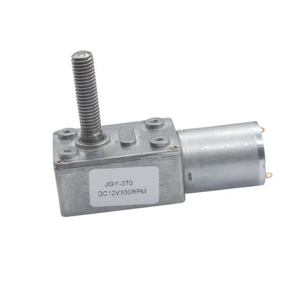 High Torque DC Worm Gear Motors 150 RPM 12v 24v With Screw Flange