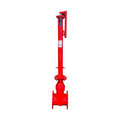 Red Gate Valve Extension Stem Manual Extended Stem Gate Valve