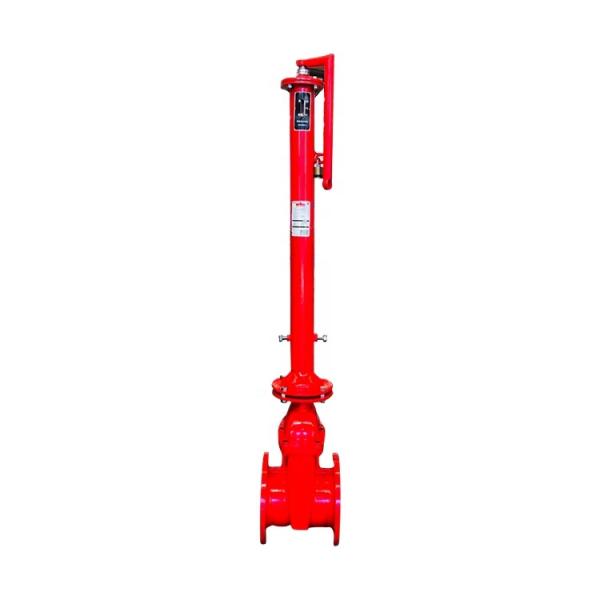 Red Gate Valve Extension Stem Manual Extended Stem Gate Valve