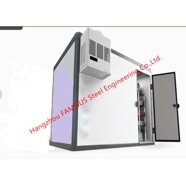 Небольшая прогулка дома размера в замораживателе для хранения овощей и мяса плод