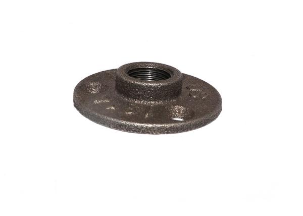 Black Or Coating Malleable Iron Flange Home Decoration FM Approval