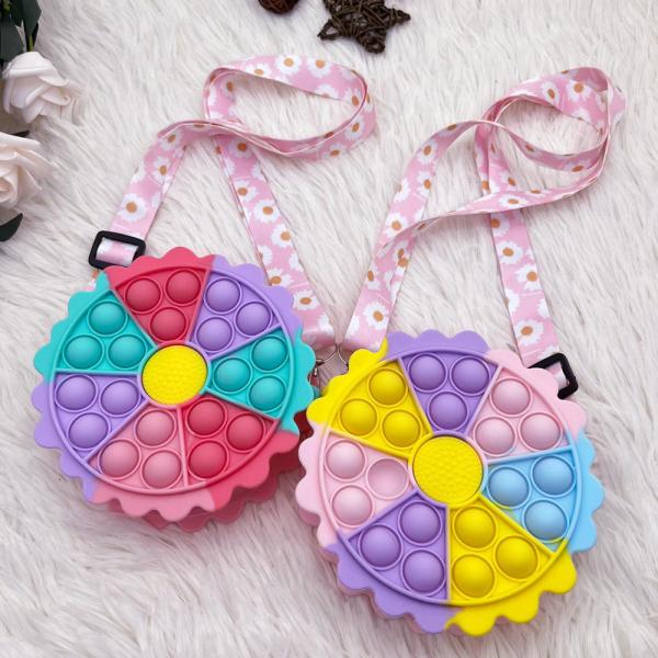 Каваи кроссбоди сумка Милая сумка для плеч Мультфильм Силиконовая сумка Поп-сумочка Сумочка для кошелька Девчонки Подарок на день рождения Милые аксессуары