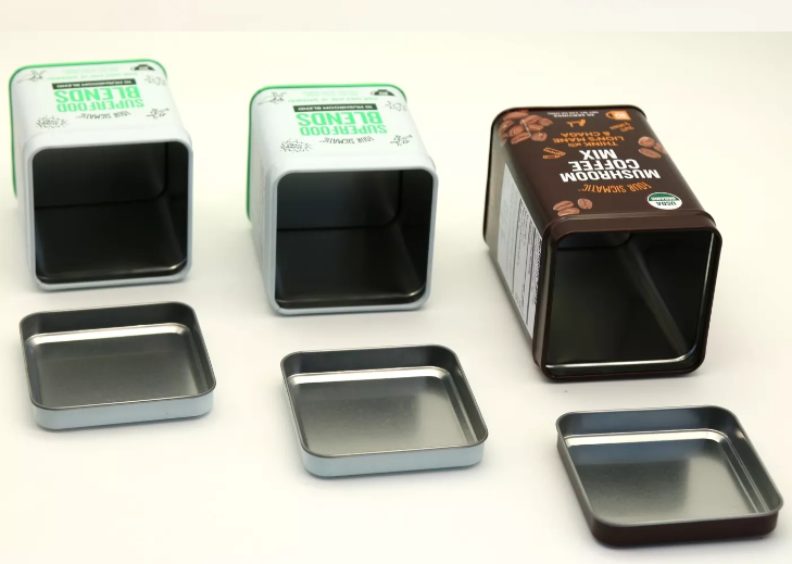 Recyclable упаковка печенья Tinplate контейнеров олова кофе прямоугольника
