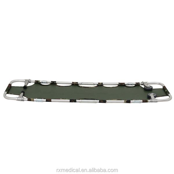 Folding Hospital Patient Stretcher 159kg Capacity And CE Certificate