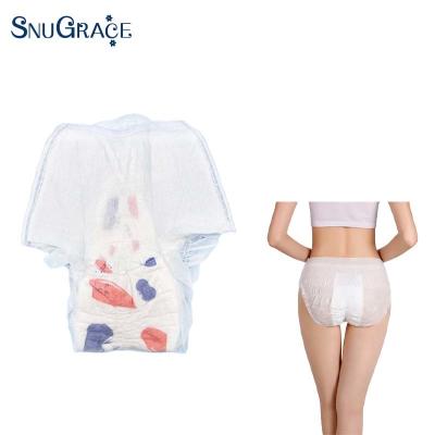 13-60 anos Grupo etário SnuGrace Calças Menstruais Femininas com guardanapo sanitário de 62g/65g