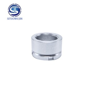 CNC Machined Carbon Steel Valve Body Connector with High Durability for Pneumatic Valve Fitting