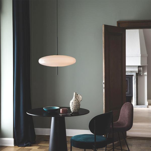 Black And White Flying Saucer Pendant Light Modern Art Bedroom Pendant Lamp(WH-GP-116)