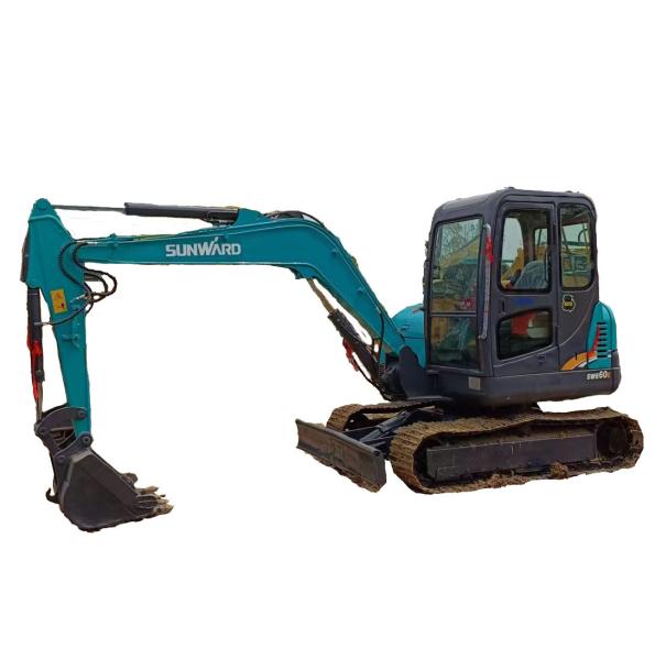 Original Used Hydraulic Excavator 6 Ton SUNWARD SWE60E SWE70E