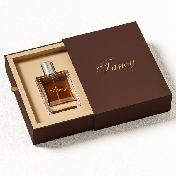 UV Printing Custom Perfume Packaging Brown Corrugated Gift Boxes With Lids