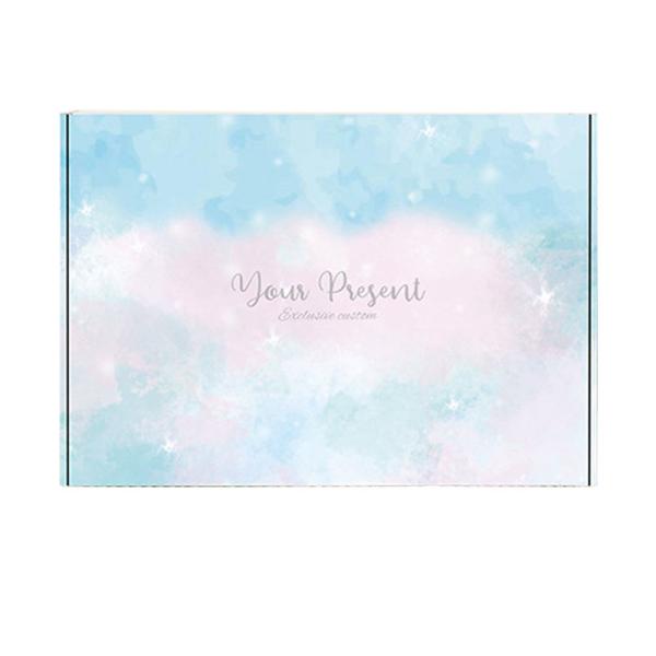 Косметическая упаковочная коробка с упаковкой из переработанных материалов