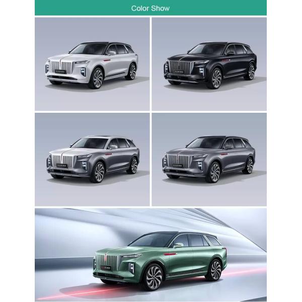 Hongqi Ehs9 Китайский электрический внедорожник роскошь 200 км / ч Дальняя дальность 690 км