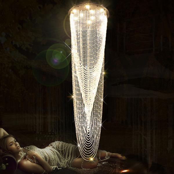 Pretty Round chandeliers For Stairs Project Lighting (WH-CY-13)