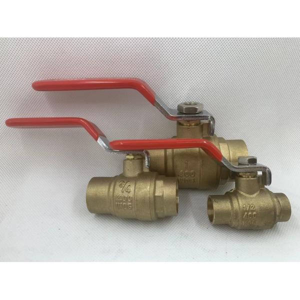 Женщина шарикового клапана 400wog прочного пути дюйма 1/2 полного латунная продела нитку