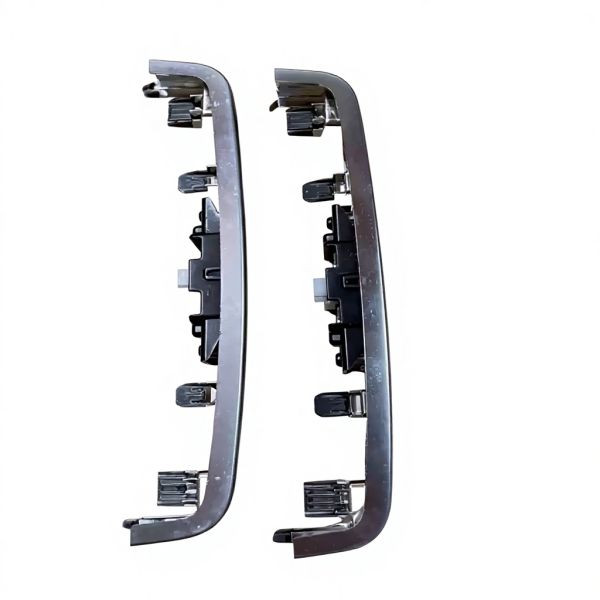 For Ideal L6L7L8L9MEGA Central Armrest Box Button Switch Electroplated Silver Button Decoration Strip Bright Strip