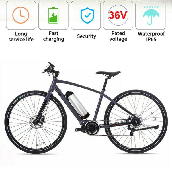 18v 36v 48v 10ah Electric Bicycle Battery 800 Cycles Rechargeable Bike Battery