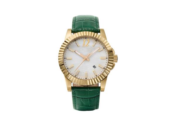 Super Luminous Genuine Leather Wrist Watch 10ATM Waterproof Custom Design