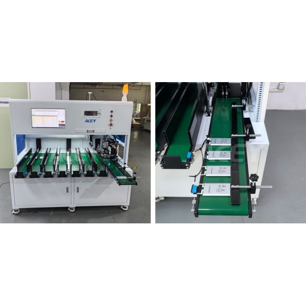 Automatic IR Pouch Lithium Battery Sorting Machine For Polymer Battery Voltage