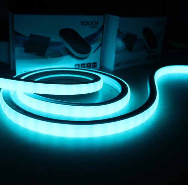 Topview Square 7 color changing addressable digital dmx ws2811 led neon flexible strip