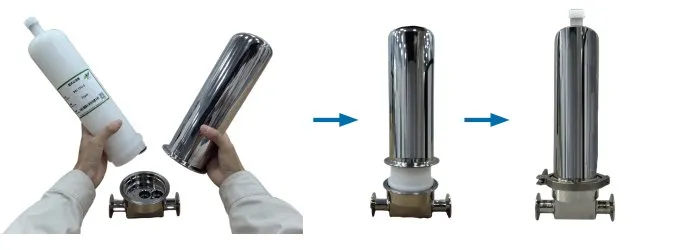 20inch Integrated Sacclar Filter Cartridge for New Energy Applications