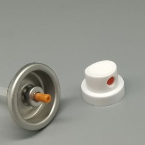 Chemically Inert Aerosol Spray Air Freshener Valve for Natural and Organic Formulations with Pure and Clog-Resistant Design.
