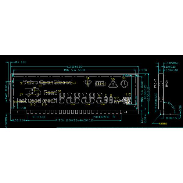 Панель экрана касания MGD0060RP01-B Lcd с сертификатом SGS/ROHS