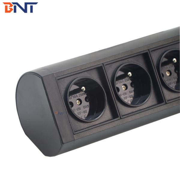 three french power interface movable office desk socket  used in conference room BTS-302FR
