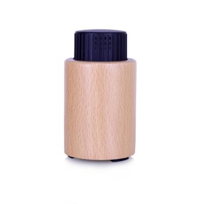 Solid Wood Anhydrous Car Mist Diffuser , 210g 10ML Auto Aroma Diffuser