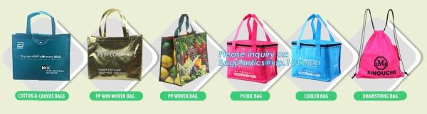 pp non woven metallic bags, metalized bags, picnic bag, cooling bag, fast food delivery bag, thermal bag, isolation pkg