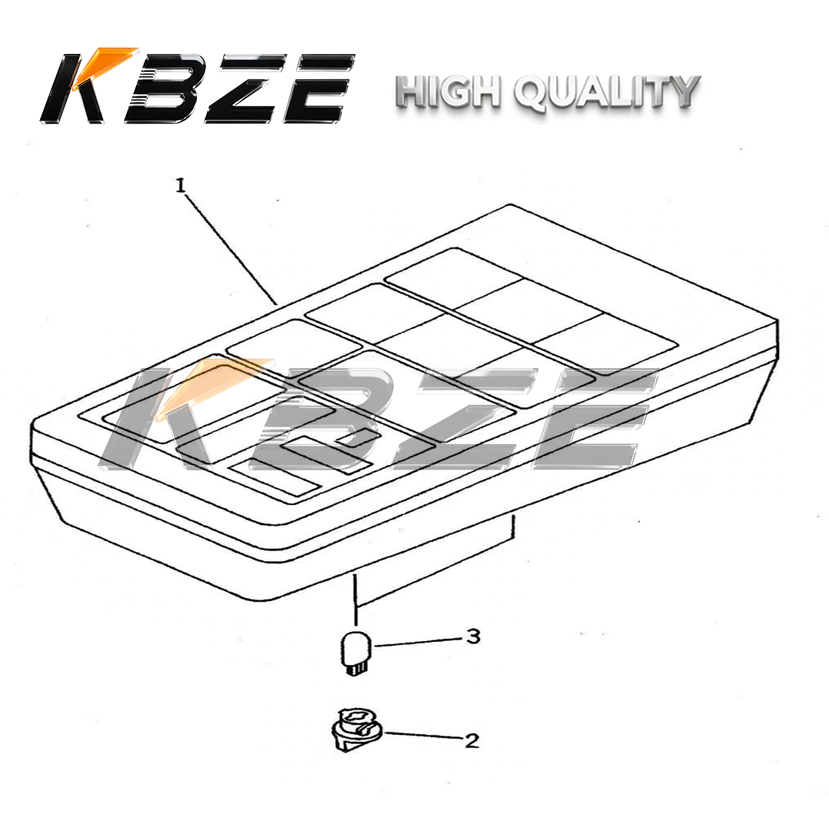 CONTROL PANEL 7824-72-3100 KBZE PROFESSIONAL EXCAVATOR SUPPLIER FOR KOMATSU PC220-5 PC300-5 PC400-5