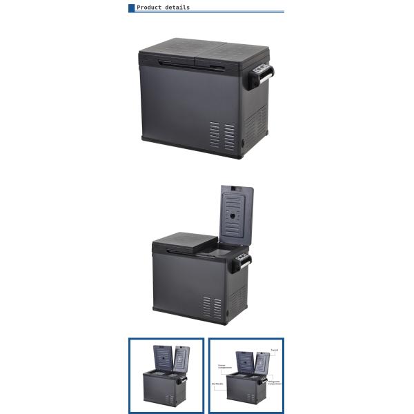 Yacht Caravan RV voiture AnuodanDC compresseur 12V 24V réfrigérateur de bateau avec réfrigérateur congélateur