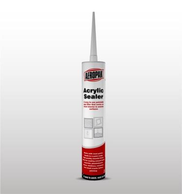 AEROPAK Water Base Clear Acrylic Silicone Sealant Acrylic Sealer Glass Glue