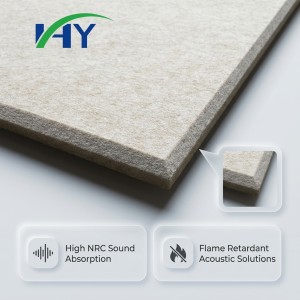 Distributor PET Acoustic Panels For Theaters Sound Absorption Eco