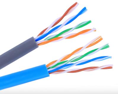 Indoor Wiring Unshielded UTP 305m CCA CAT5e Lan Cable 24 Awg Ethernet Cable
