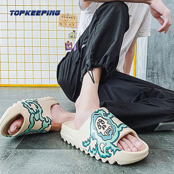 OEM Ethylene Vinyl Acetate Summer Beach Cartoon Women Yezzy Slides