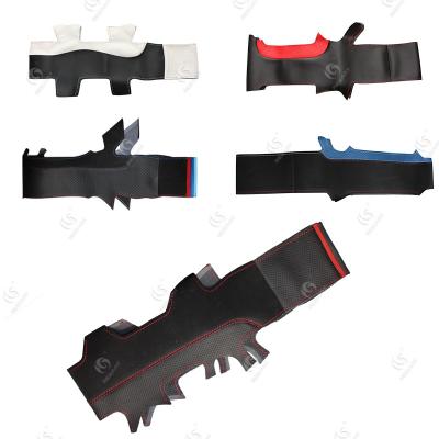 Black Leather Custom Steering Wheel Covers For Cars for Volvo S40 V50 S80 XC60 XC70 V70 C70 XC90 S60 V40 V60
